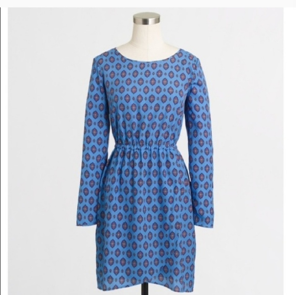 Long sleeve tulip hem dress